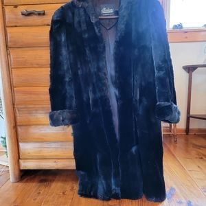 Vintage 1970 Mink knee length coat